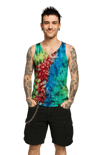 UK Handmade Toxic Rainbow Tie-Dye – Men's, Women's, T-Shirts, Tanks, Polos & More - SourThreadz