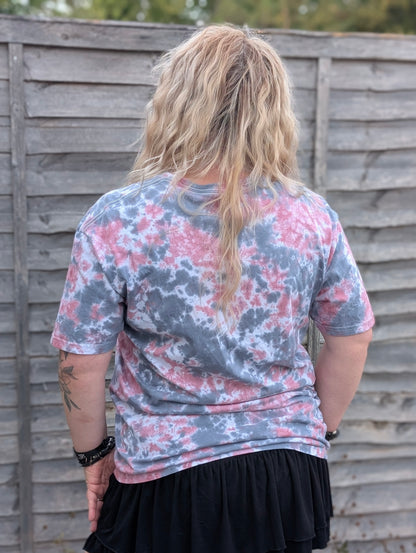 UK Handmade Pink Grey Camo Tie-Dye – T-Shirts, Tanks, Polos & More / Men's,Women's & Kids - SourThreadz