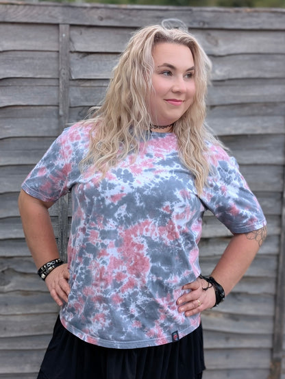 UK Handmade Pink Grey Camo Tie-Dye – T-Shirts, Tanks, Polos & More / Men's,Women's & Kids - SourThreadz
