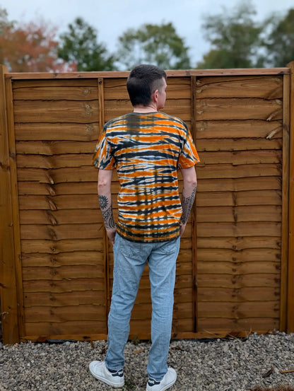 Pumpkin Tiger Tie-Dye | Any Garment, Any Size | Handmade by SourThreadz