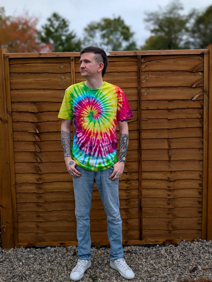 Rainbow Swirl Tie-Dye | Any Garment, Any Size | Handmade by SourThreadz