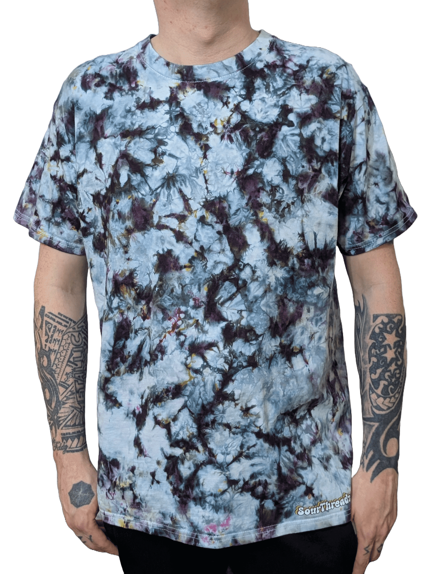 Shadowmelt Tie-Dye T-shirt - Men's Unisex Heavyweight - SourThreadz