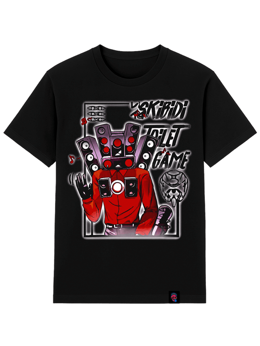 Skibidi Toilet Game Graphic Tee - Softfeel Heavyweight Organic Cotton - SourThreadz Premium Drop