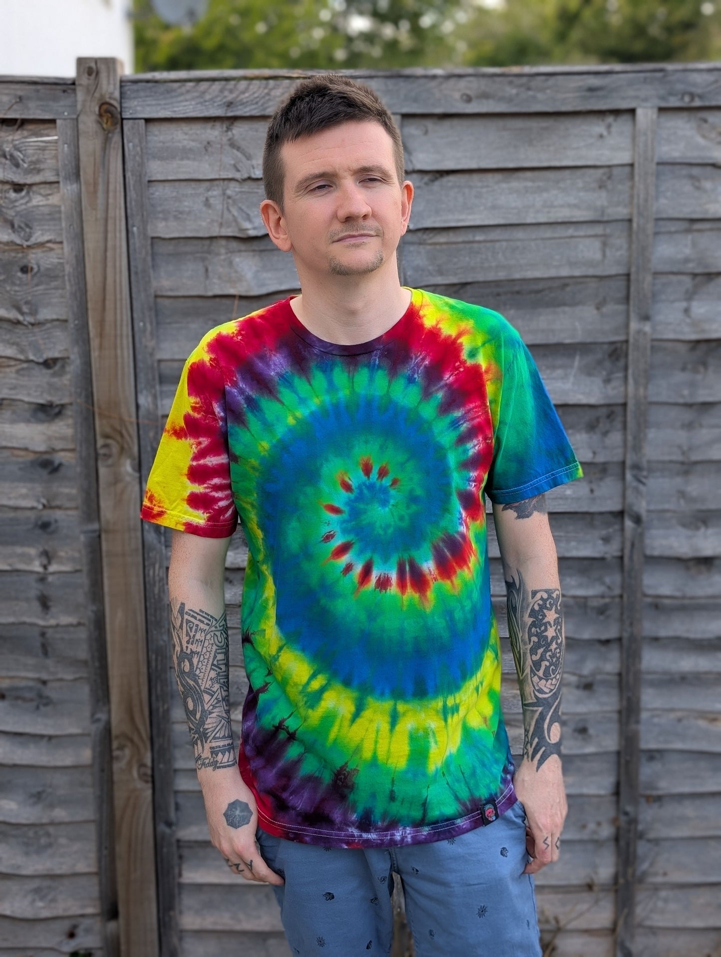 UK Handmade Mind Spiral Tie-Dye – Men's, Women's, T-Shirts, Tanks, Polos & More - SourThreadz