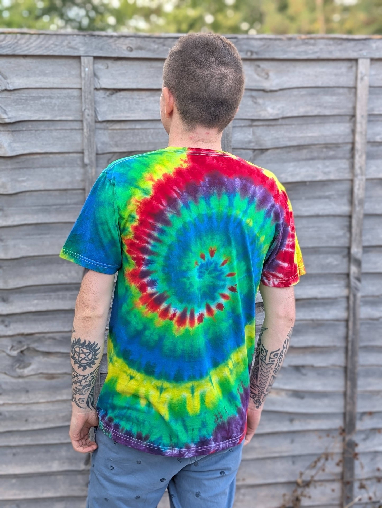 Tie-Dye Men’s T-Shirt - MInd Spiral (Strong Colour Variation Warning!) - SourThreadz