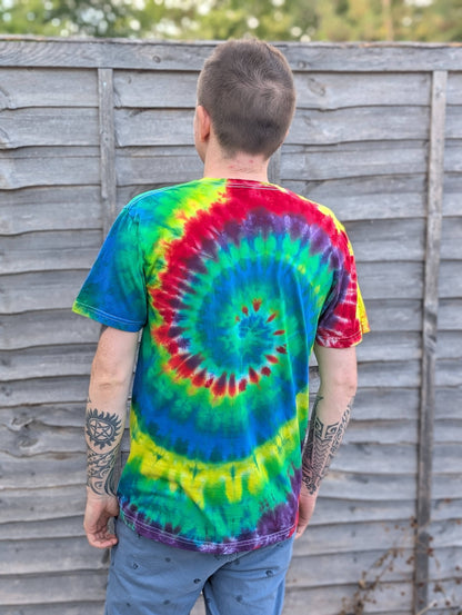 Tie-Dye Men’s T-Shirt - MInd Spiral (Strong Colour Variation Warning!) - SourThreadz