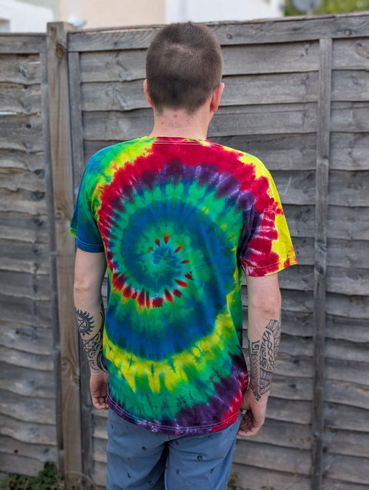 Tie-Dye Men’s T-Shirt - MInd Spiral (Strong Colour Variation Warning!) - SourThreadz