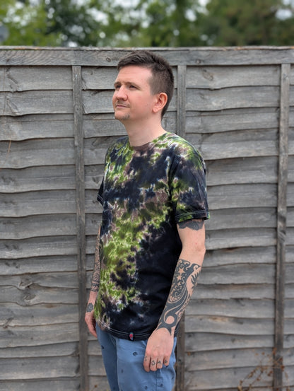 Tie-Dye Men's T-Shirt - Dark Forest Camo - SourThreadz