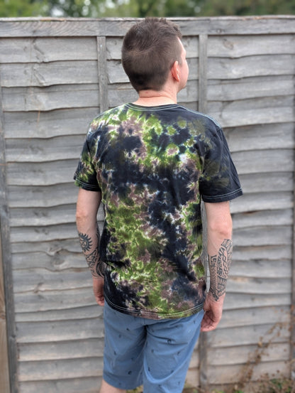 Tie-Dye Men's T-Shirt - Dark Forest Camo - SourThreadz