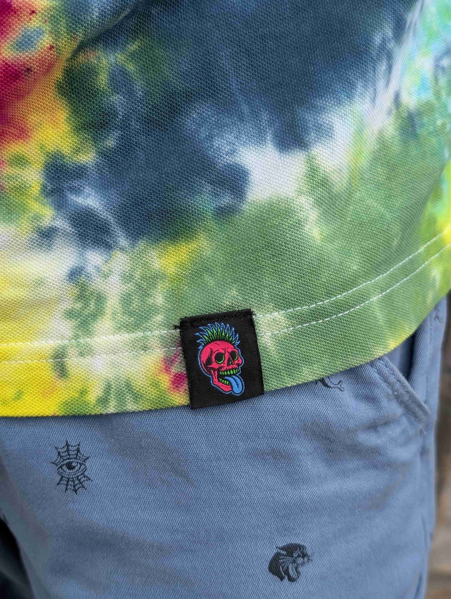 Tie-Dye Organic Polo - Emotions  - Alternative Business Wear - SourThreadz