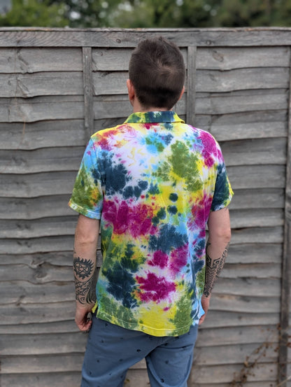 Tie-Dye Organic Polo - Emotions  - Alternative Business Wear - SourThreadz