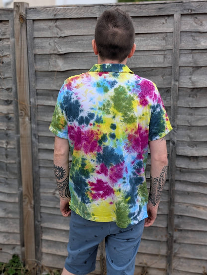 Tie-Dye Organic Polo - Emotions  - Alternative Business Wear - SourThreadz