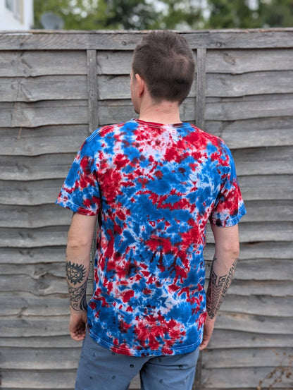 Tie-Dye Men’s T-Shirt - Patriot - Statement Piece - SourThreadz
