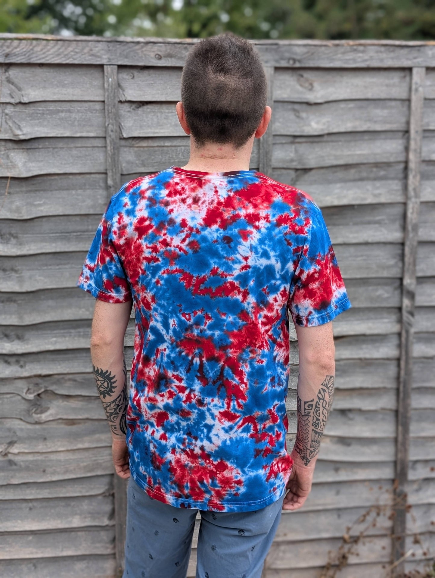 Tie-Dye Men’s T-Shirt - Patriot - Statement Piece - SourThreadz
