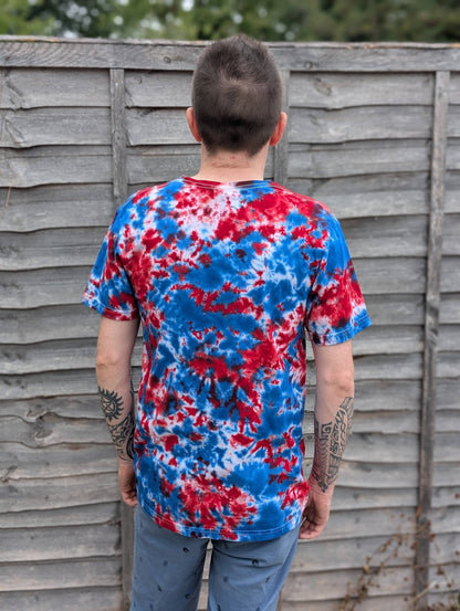 Tie-Dye Men’s T-Shirt - Patriot - Statement Piece - SourThreadz