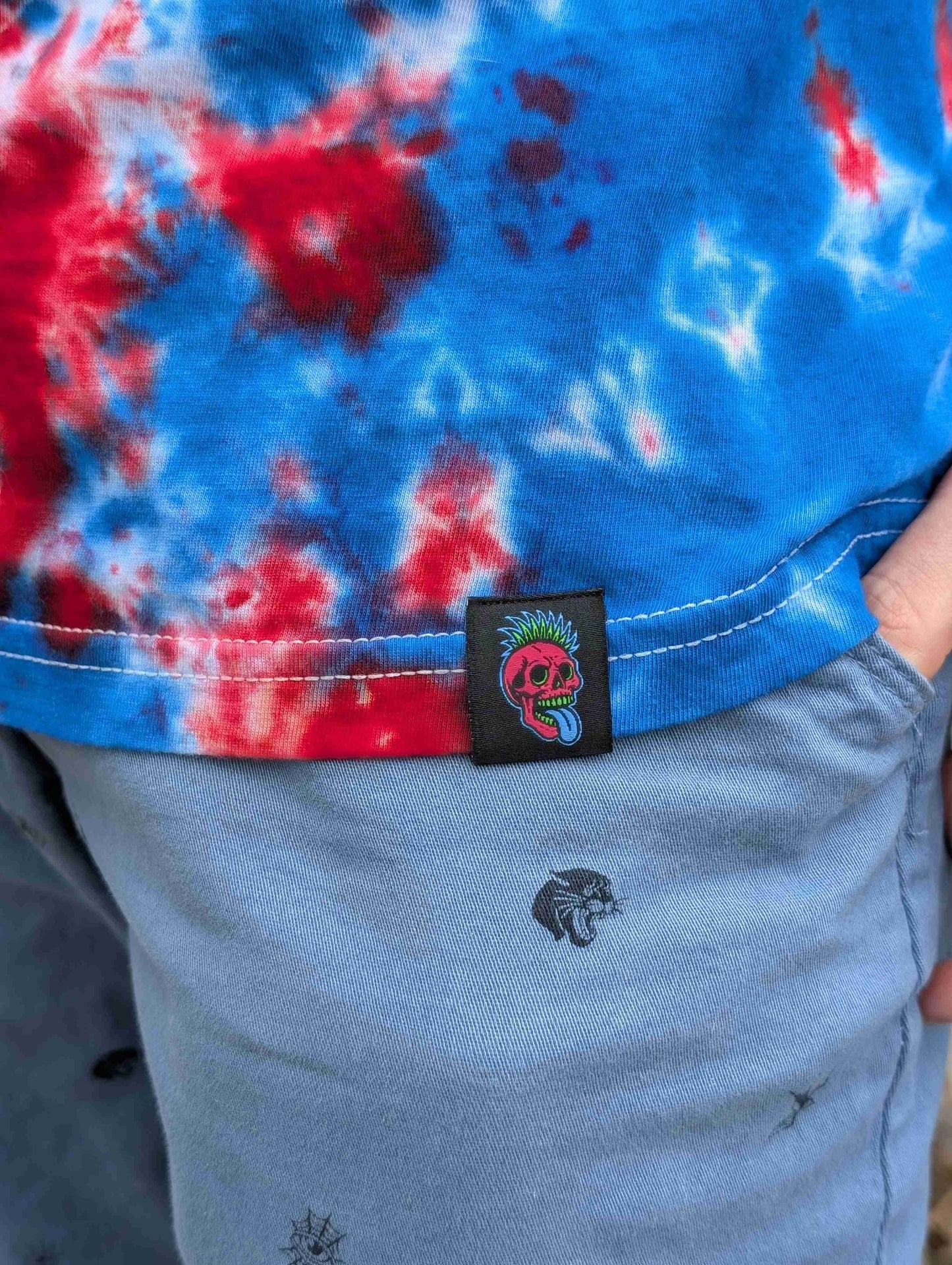 Tie-Dye Men’s T-Shirt - Patriot - Statement Piece - SourThreadz