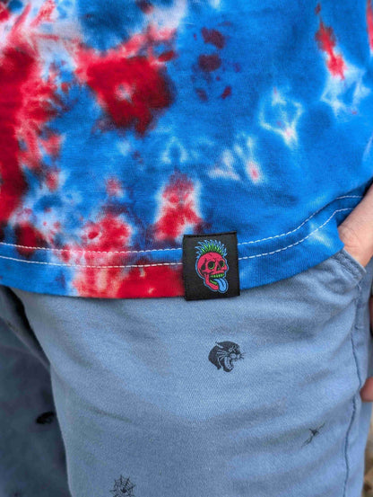 Tie-Dye Men’s T-Shirt - Patriot - Statement Piece - SourThreadz