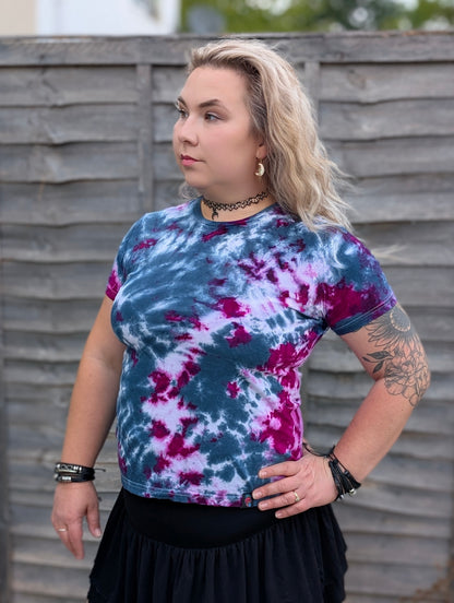 UK Handmade Teal Magenta Tie-Dye – T-Shirts, Tanks, Polos & More / Men's,Women's & Kids - SourThreadz