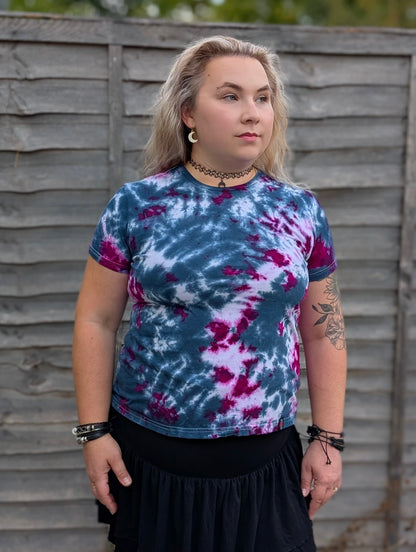 UK Handmade Teal Magenta Tie-Dye – T-Shirts, Tanks, Polos & More / Men's,Women's & Kids - SourThreadz