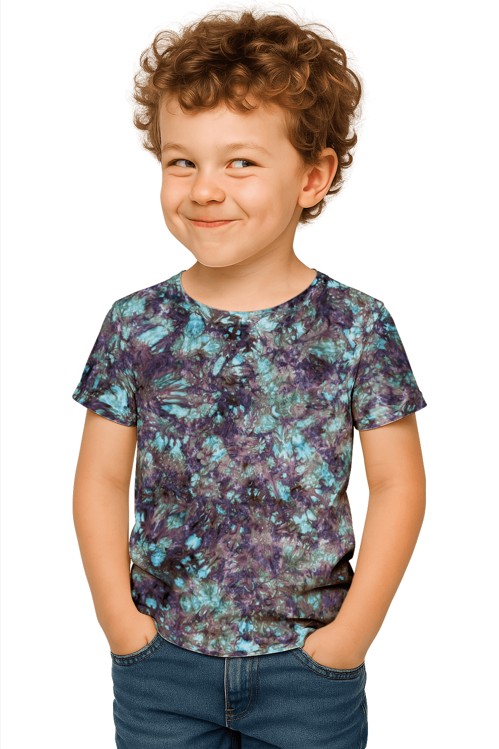 Tie-Dye Kids & Teens T-Shirt - Intense Alchemist - Retro Vibe - SourThreadz