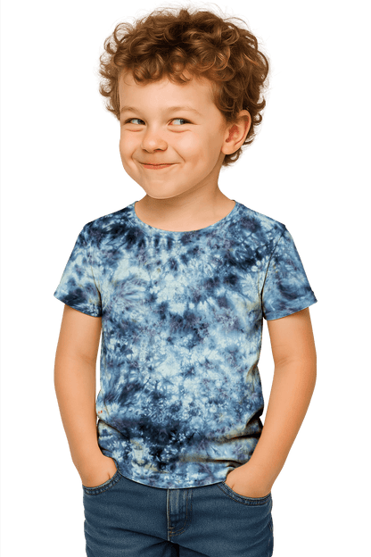 Tie-Dye Kids & Teens T-Shirt - Snow Maiden - Minimalist Inspired - SourThreadz