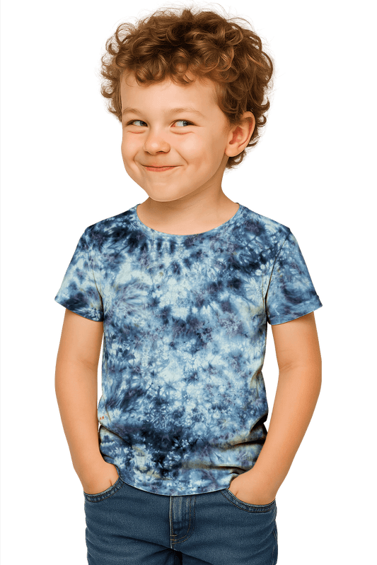 Tie-Dye Kids & Teens T-Shirt - Snow Maiden - Minimalist Inspired - SourThreadz
