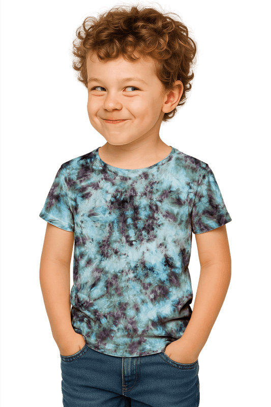 Tie-Dye Kids & Teens T-Shirt - Alchemist - Artistic Dye Blend - SourThreadz