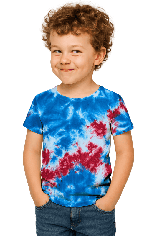 Tie-Dye Kids & Teens T-Shirt - Patriot - Statement Piece - SourThreadz