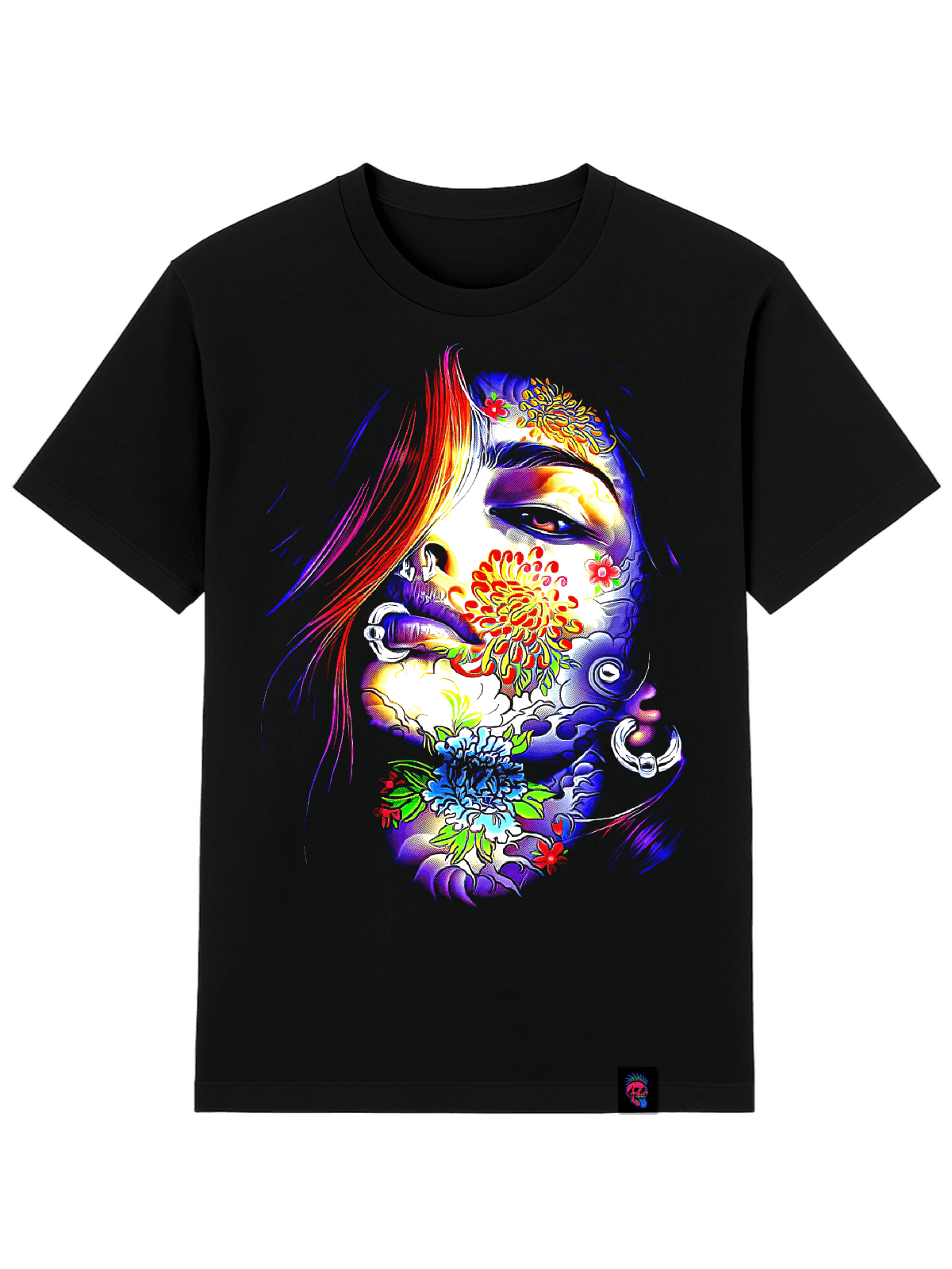 Trippy Art Tattoo Graphic Tee - Softfeel Heavyweight Organic Cotton - SourThreadz Premium Drop