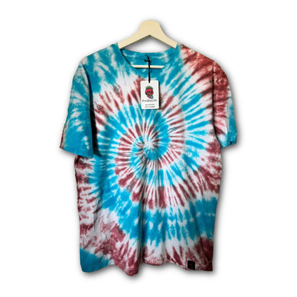 Pink Sky Tie-Dye T-Shirt | UK Handmade | SourThreadz