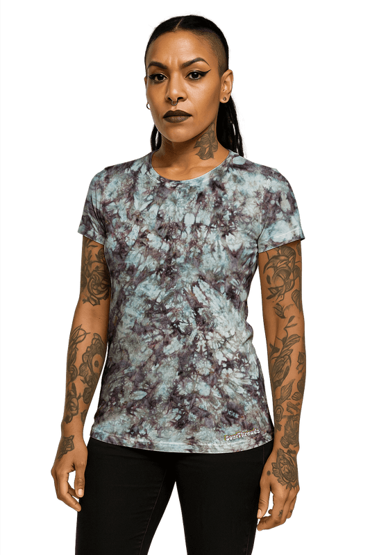 Tie-Dye Women's Fitted T-Shirt - Pastel Alchemist - Urban Fashion - SourThreadz