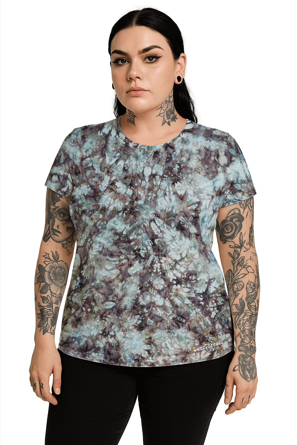 Tie-Dye Women's Fitted T-Shirt - Pastel Alchemist - Urban Fashion - SourThreadz