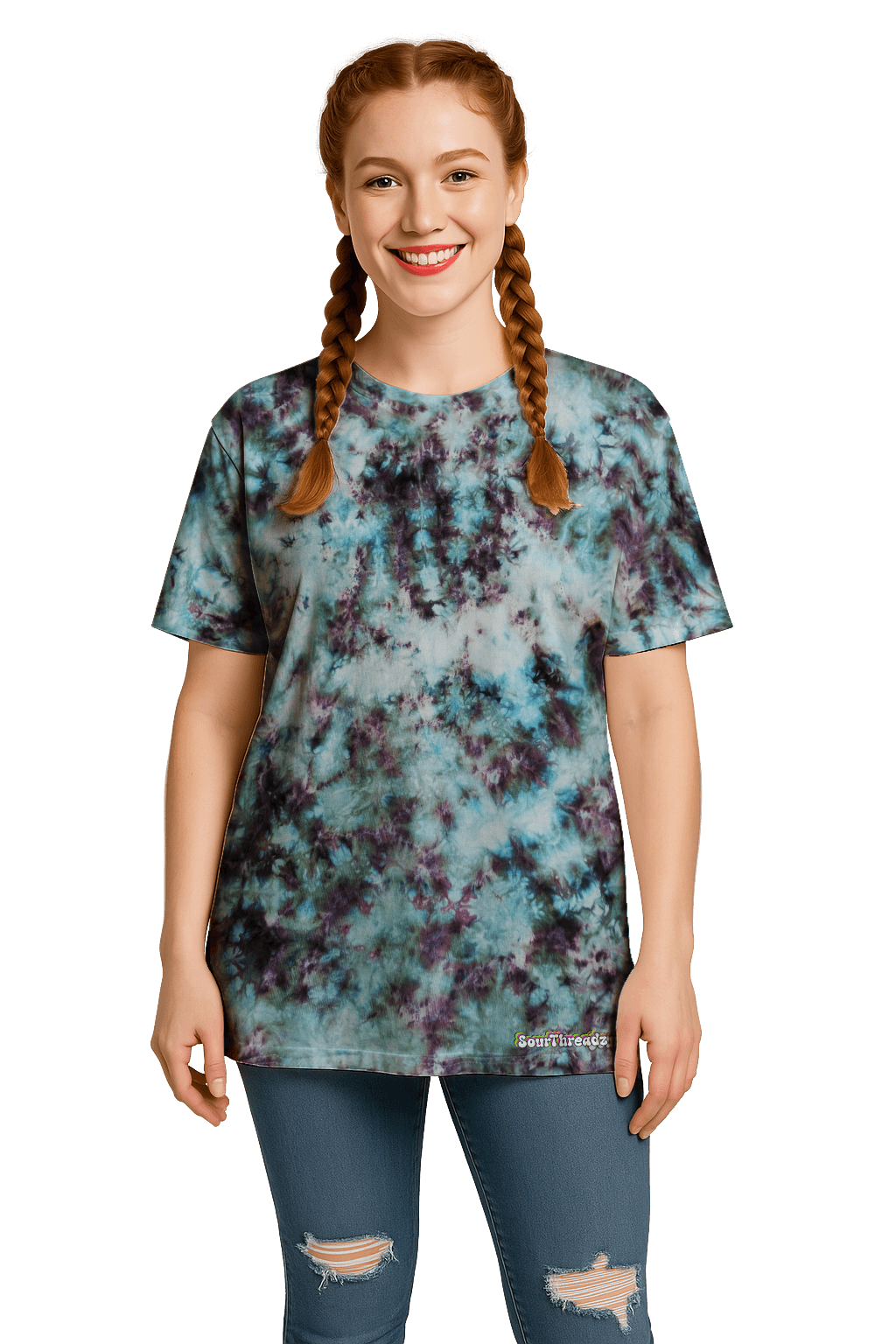 Tie-Dye Women’s Relaxed T-Shirt - Alchemist - Artistic Dye Blend - SourThreadz