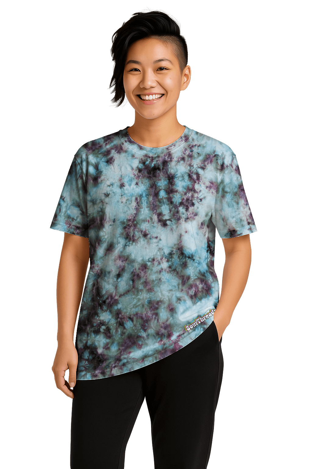 Tie-Dye Women’s Relaxed T-Shirt - Alchemist - Artistic Dye Blend - SourThreadz