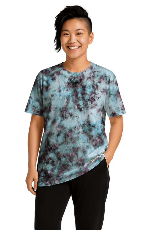 Tie-Dye Women’s Relaxed T-Shirt - Alchemist - Artistic Dye Blend - SourThreadz