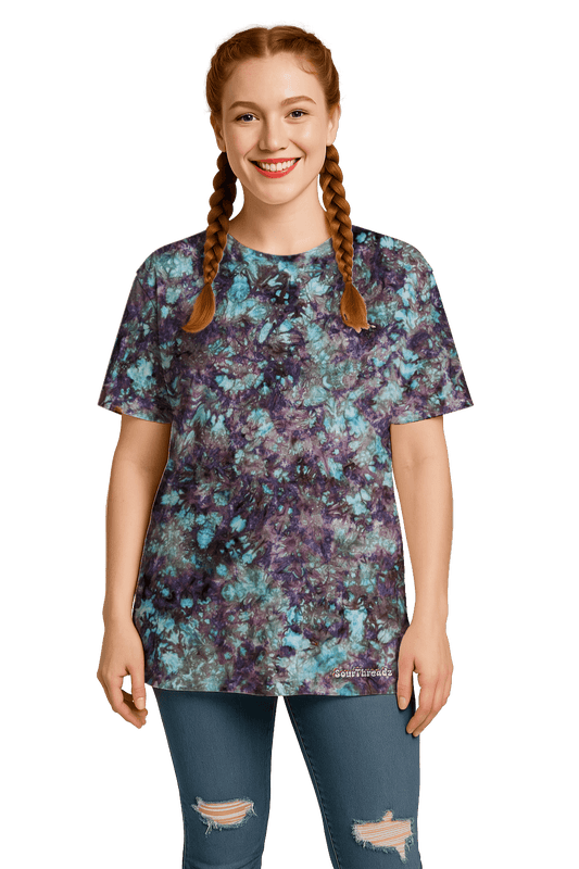 Tie-Dye Women’s Relaxed T-Shirt - Intense Alchemist - Retro Vibe - SourThreadz