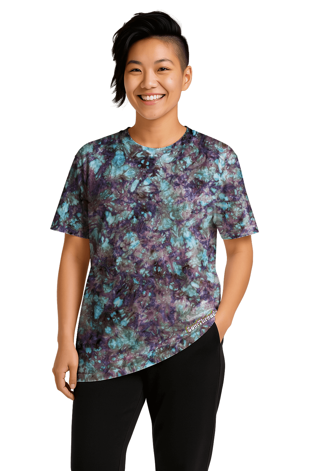 Tie-Dye Women’s Relaxed T-Shirt - Intense Alchemist - Retro Vibe - SourThreadz