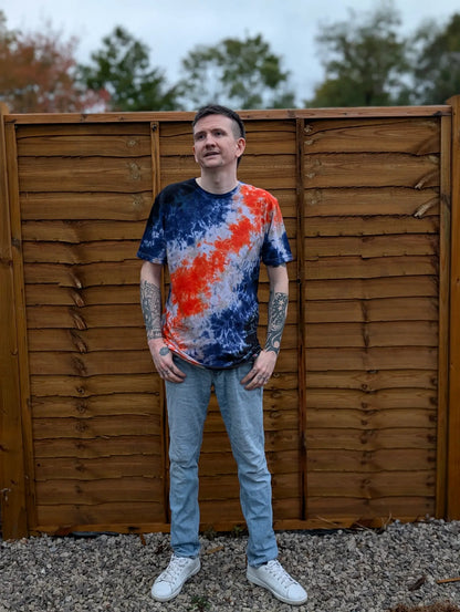 Celestial Rift Tie-Dye T-Shirt | UK Handmade | SourThreadz