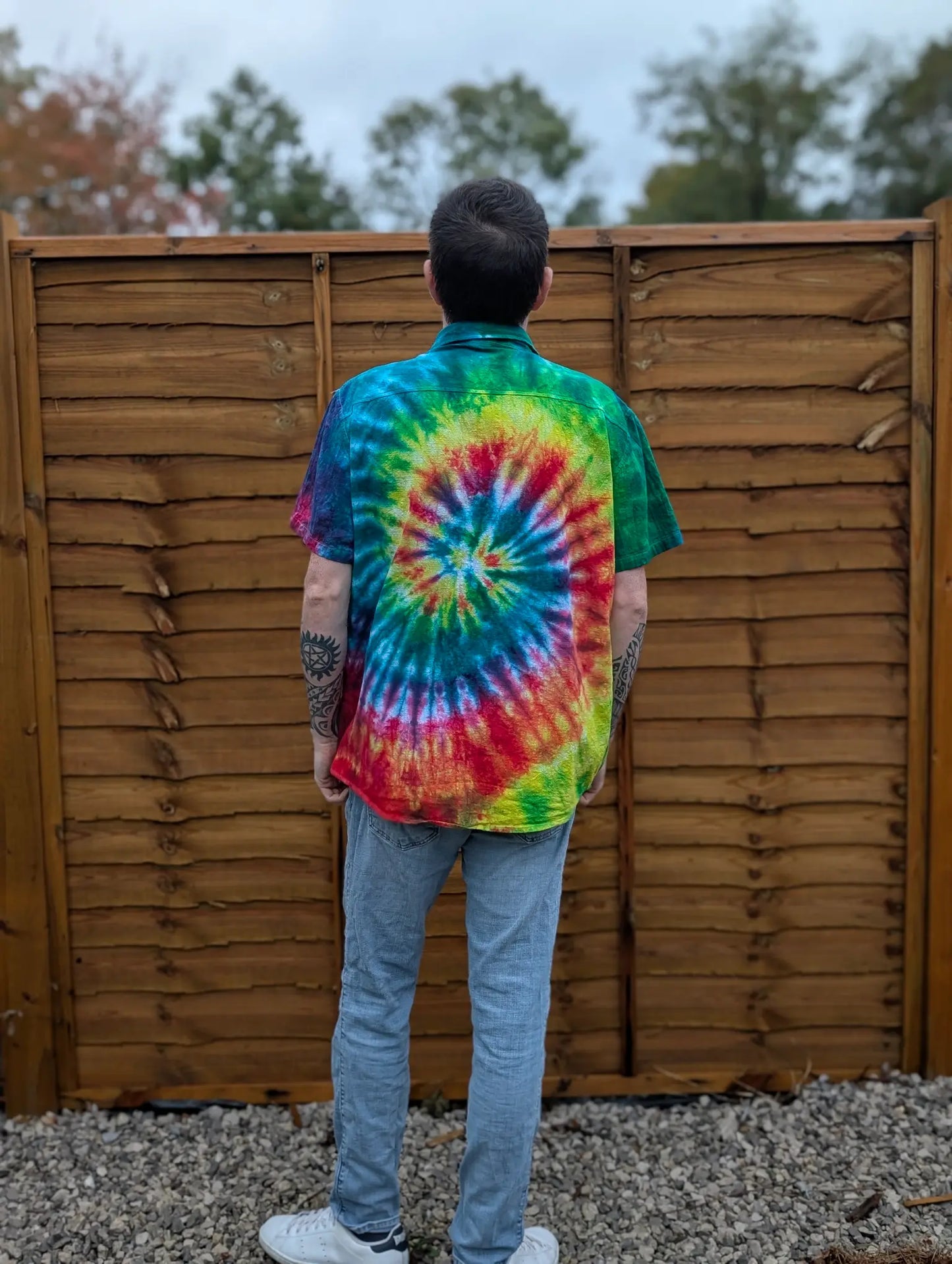 Dark Rainbow Tie-Dye | Any Garment, Any Size | Handmade by SourThreadz