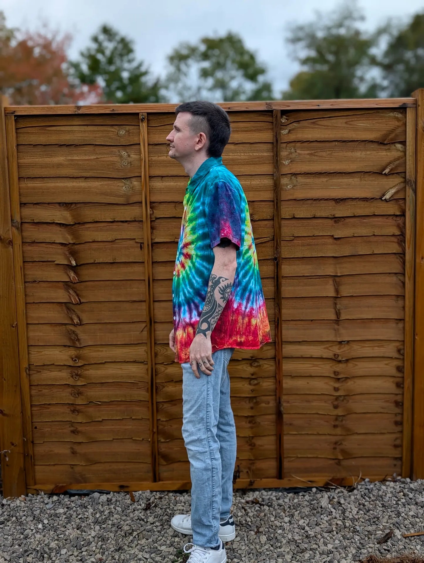 Dark Rainbow Tie-Dye | Any Garment, Any Size | Handmade by SourThreadz
