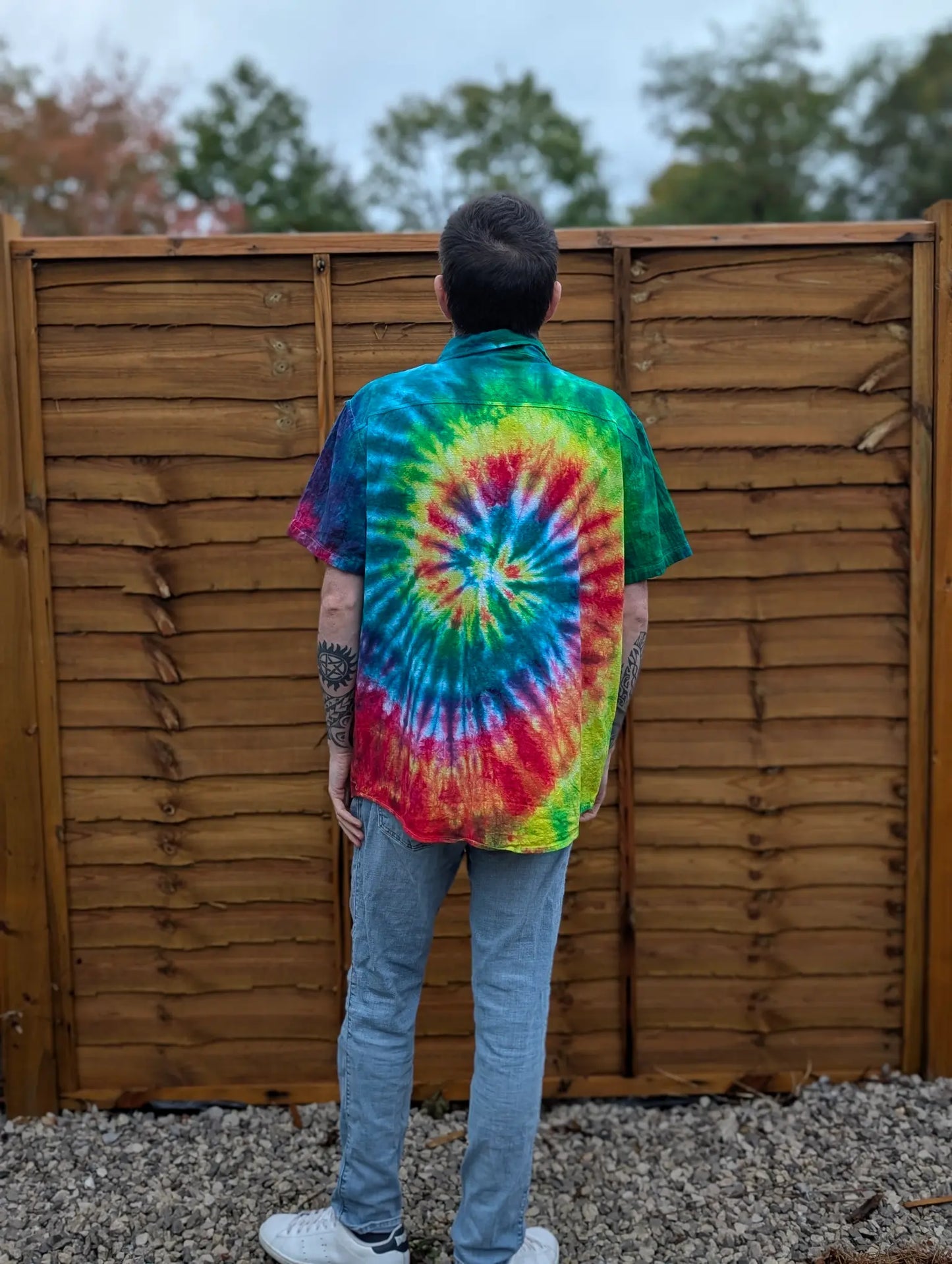 Dark Rainbow Tie-Dye | Any Garment, Any Size | Handmade by SourThreadz