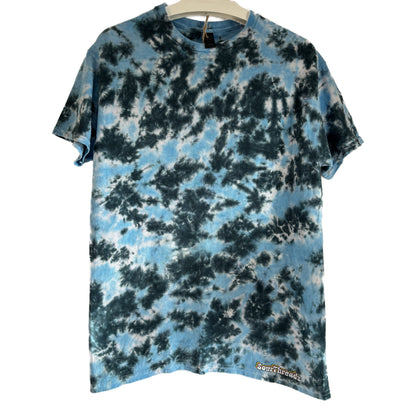 Neon Reef Scrunch Tie-Dye T-shirt #017 Men's Unisex Medium Heavy Cotton