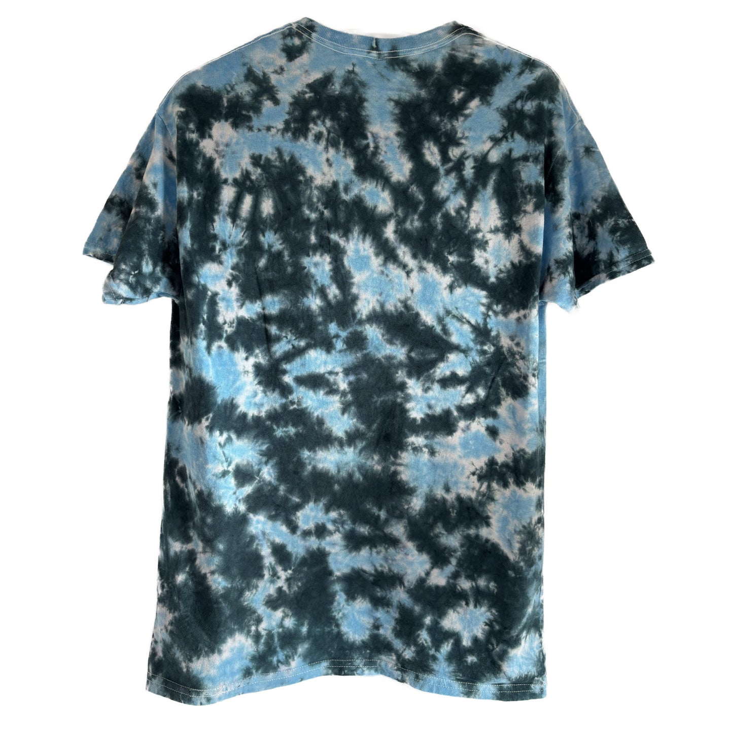 Neon Reef Scrunch Tie-Dye T-shirt #017 Men's Unisex Medium Heavy Cotton