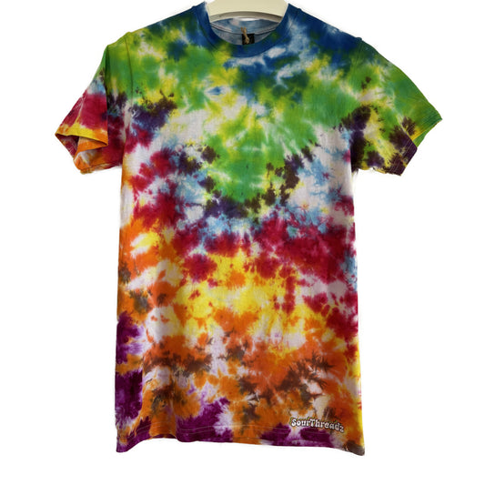 Men's Unisex Small Tie-Dye T-shirt #036 - Heat Stroke
