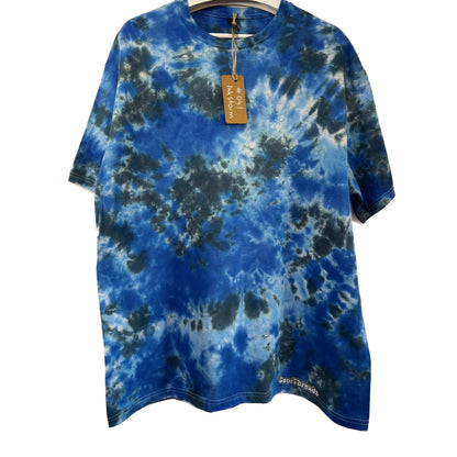 Ink Storm Tie-Dye T-shirt #041 Men's Unisex XL Soft Cotton
