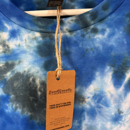Ink Storm Tie-Dye T-shirt #041 Men's Unisex XL Soft Cotton