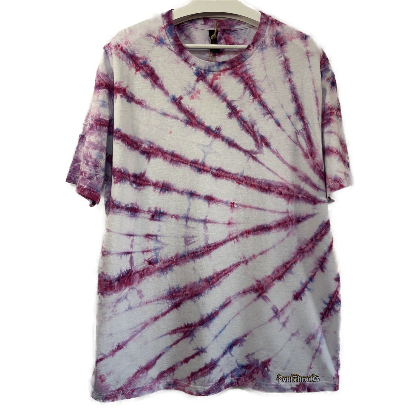 Sugar Storm Spiral Tie-Dye T-shirt #052 Men's Unisex XL Soft Cotton