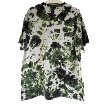 Lotus Pulse Mandala Tie-Dye T-shirt #026 Men's Unisex XL Heavy Cotton