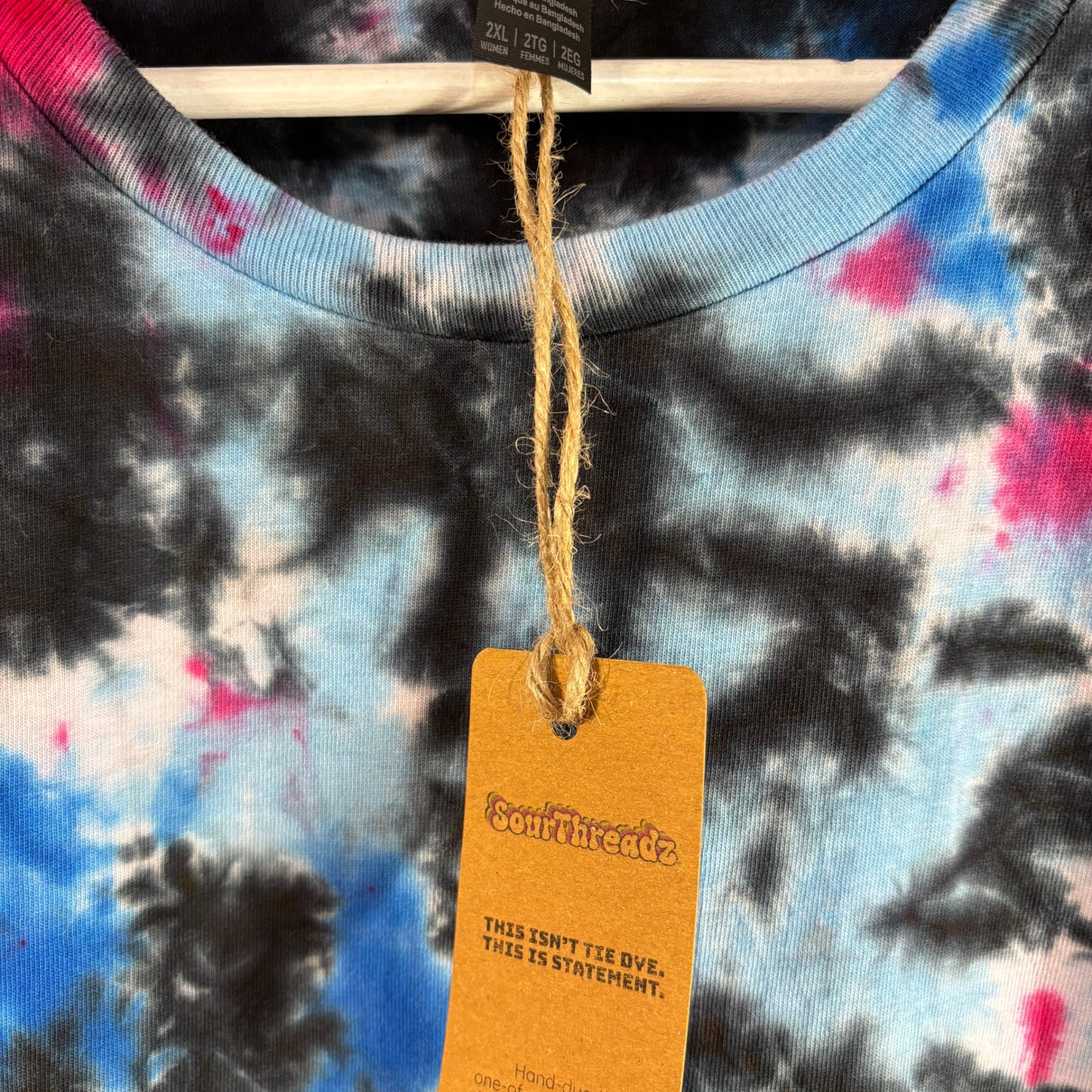 Tie-Dye T-shirt #050 - Ink & Ice Camo