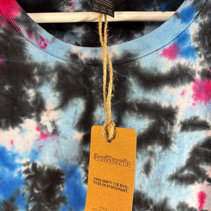 Ink & Ice Camo Tie-Dye T-shirt #050 Women's XXL Soft Cotton